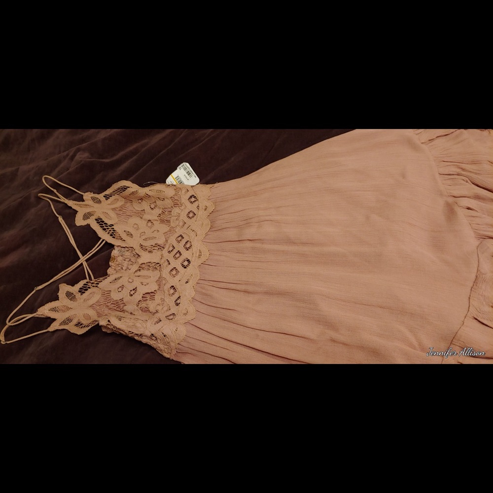 NWT Small FREE PEOPLE sundress (pink/rose)
